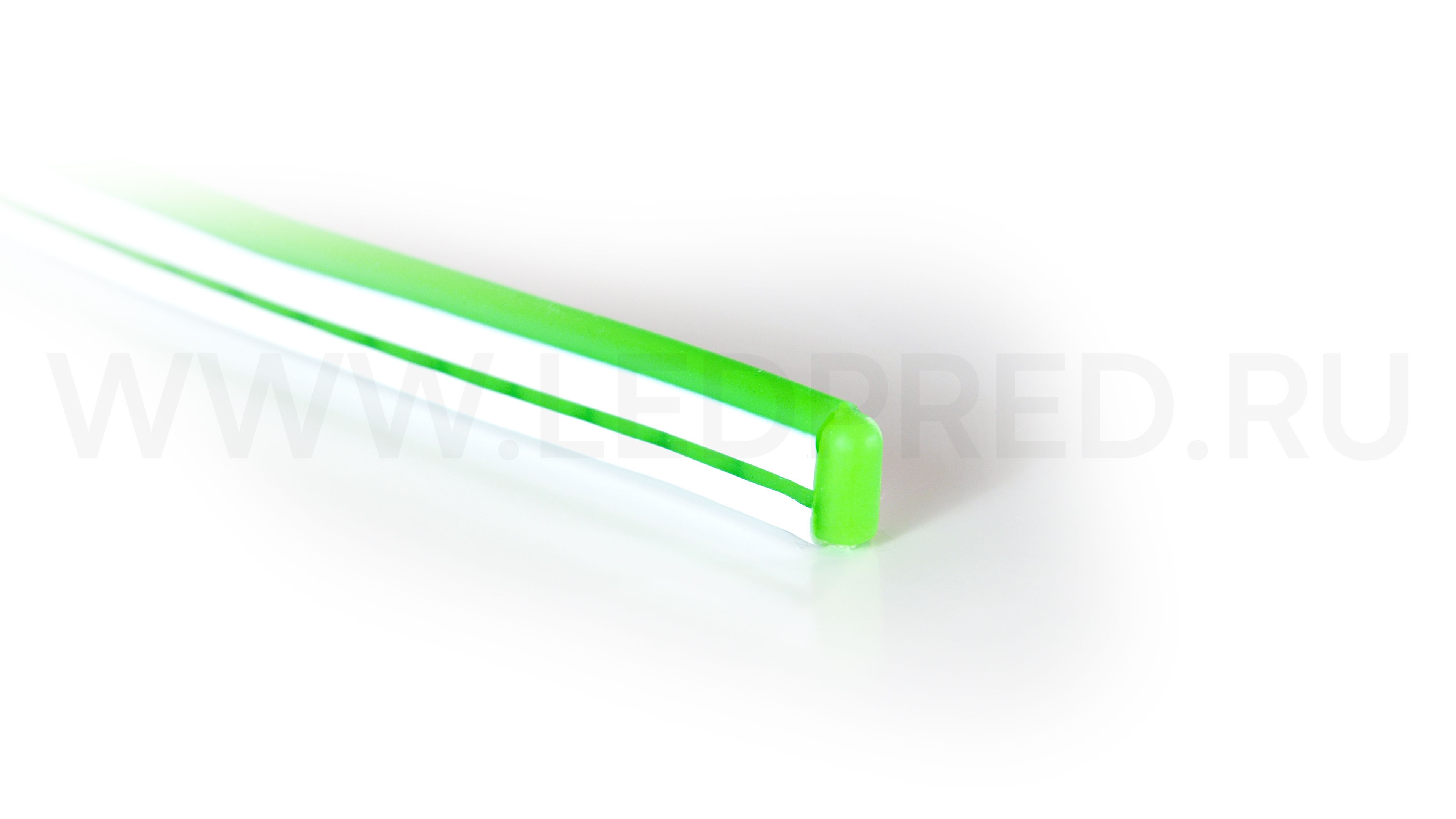Заглушка светло зеленая, для тонкого неона DL-NEON-ZAGLUSHKA-LIGHT GREEN-612-MEN