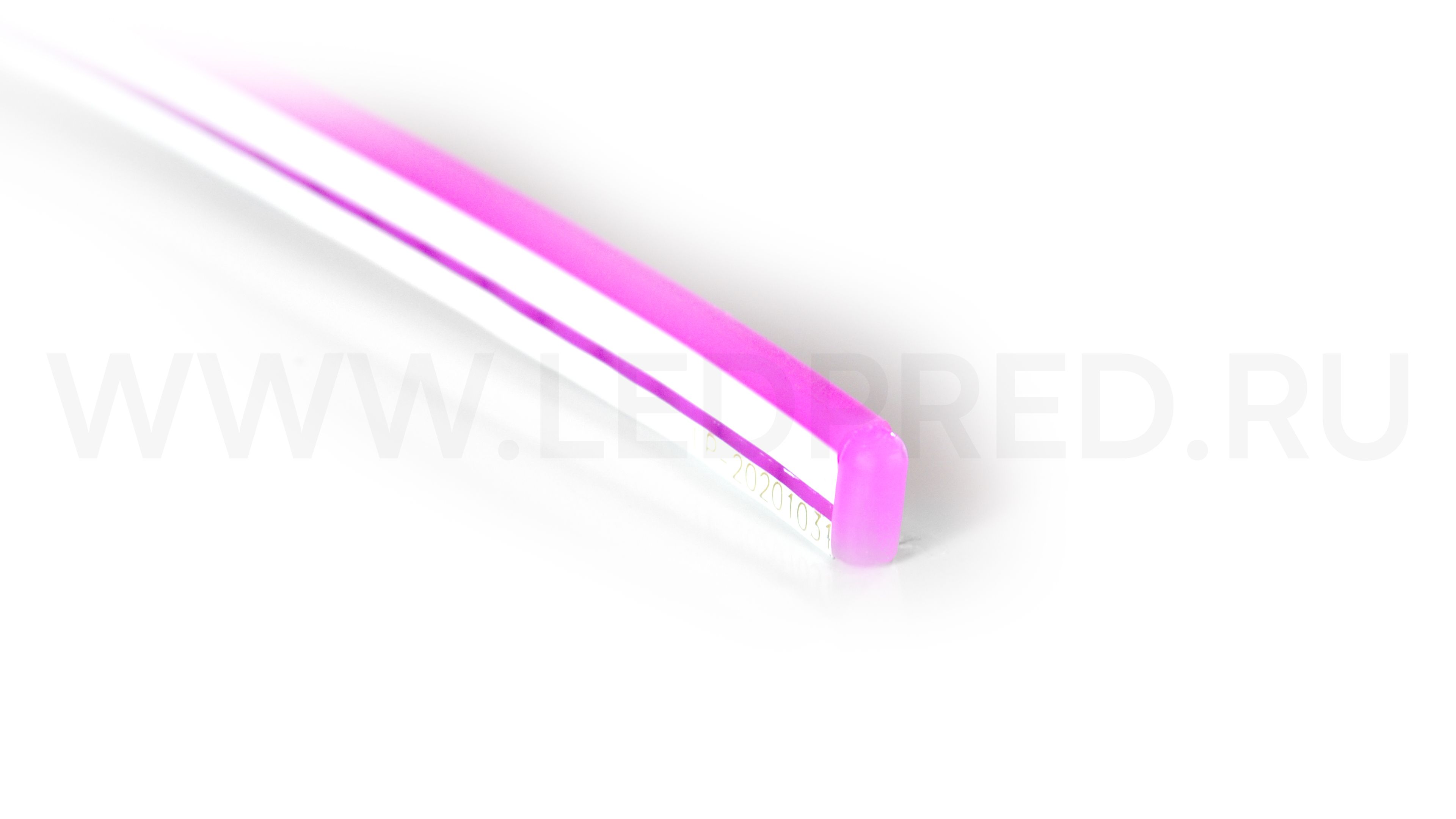 Заглушка светло розовая, для тонкого неона DL-NEON-ZAGLUSHKA-LIGHT PINK-612-MEN