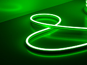 Неон тонкий 12V, цвет светло-зеленый NEON-8X16-SILICONE-LG-10MM-MEN