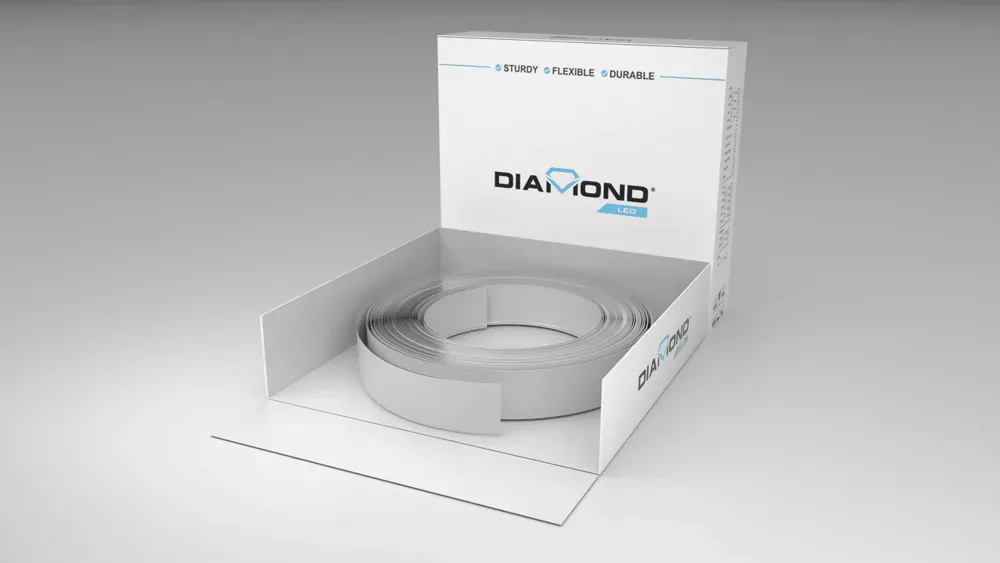 Алюминиевый борт DBX 3cm/06mm-белый матовый-DBX