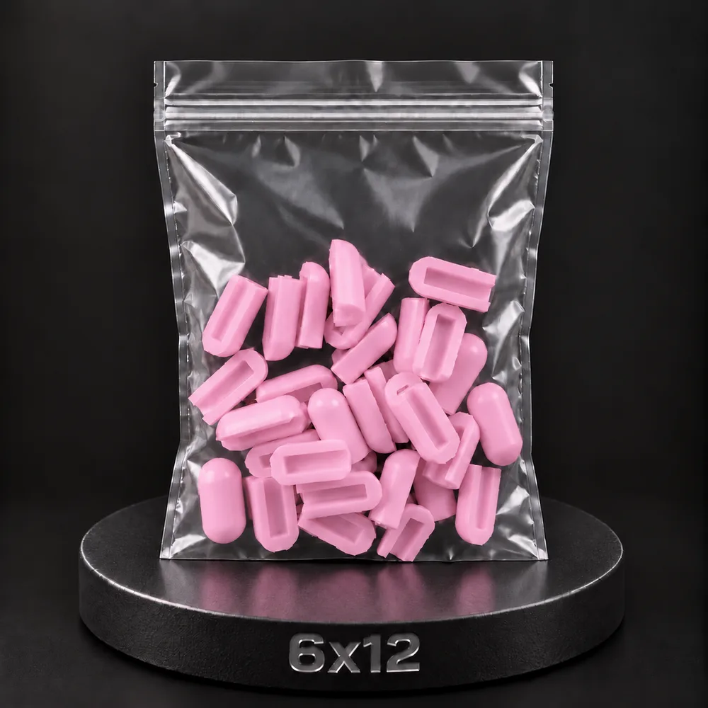 Заглушка для тонкого неона NEONTHIN-12-ZAGLUSHKA-6X12-SILICONE-MEN (Светло розовая)