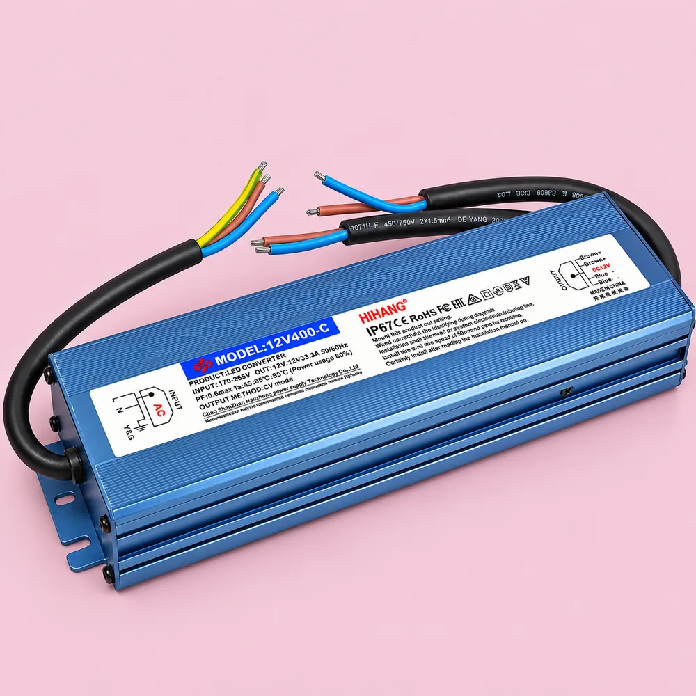 Блок питания SLIM-12V-3Y-400W-IP67-HHC